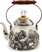 Mackenzie-Childs Sterling English Garden Tea Kettle 2 Qt New - $149.95