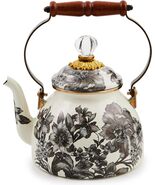 Mackenzie-Childs Sterling English Garden Tea Kettle 2 Qt New - $149.95
