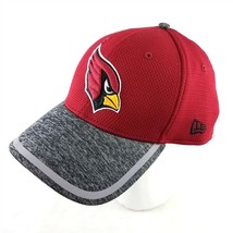 New Era 39Thirty NFL Arizona Cardinals Flex Fit Hat Cap Red Gray Large XL - £11.89 GBP