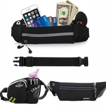 Waterproof Sport Runner Waist Bum Bag Running Jogging Belt Pouch Zip Fanny Pa... - £7.16 GBP