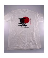 Vintage Hanes Heavyweight Chinatown San Francisco Tshirt Mens Medium Whi... - $233.77 MXN
