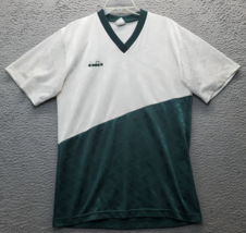 Diadora Parma Soccer Team Jersey Mens Large Multi Stretch Short Sleeve V... - $29.52