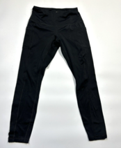 90 Degree by Reflex Spandex Black Crop Capri Yoga Pants Leggings Size XS Pockets - £13.88 GBP