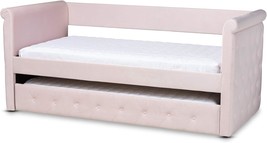 Twin Light Pink Daybeds By Baxton Studio. - £463.88 GBP