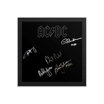 AC/DC Back in Black signed album Reprint - £66.70 GBP
