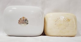 Estee Lauder WHITE LINEN Fragrance Soap Bar Body Holder Case Vintage 4 o... - $848.23 MXN