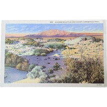 Vintage Postcard, Shadow Mountain and Desert, Arrowhead Trail - £7.91 GBP