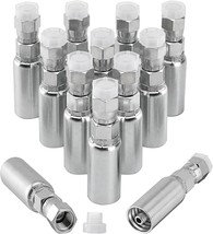 12Pack 1/4&quot; Hydraulic Hose End Fittings: 1/4&quot; I.D. Hose X 1/4&quot; Jic 37° F... - $51.99