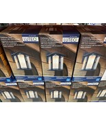 Outdoor LED Wall Lantern Light Craftsman Style Lutec Matte Blak w Bulb 5... - $98.99