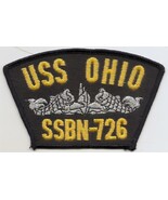  USN USS Ohio SSBN-726 With Surface Warfare Emblem Hat Patch - $4.00