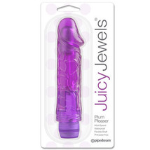 Pipedream Juicy Jewels Plum Pleaser Flexible Realistic Vibrator Purple - $36.95