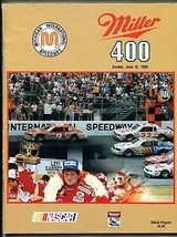 Michigan International Speedway NASCAR Race Program 6/16/1985-Elliott-FN - £42.97 GBP