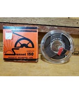 Vintage Sunset 1/4&quot; x 150&#39; 1.5 Acetate Magnetic Recording Tape Dupont Re... - $27.26