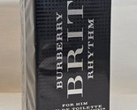 Burberry Brit Rhythm For Men 30ml 1.0oz Eau De Toilette Spray Discontinued. - £63.12 GBP