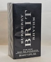 Burberry Brit Rhythm For Men 30ml 1.0oz Eau De Toilette Spray Discontinued. - $79.20