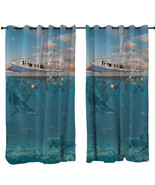 Cool Fiction Ocean Art Rage of the Dolphin Curtain - $1,085.34 MXN+