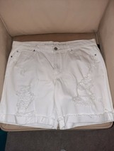 Articles of Society White Distressed Shorts NWT Size 31 - £23.36 GBP