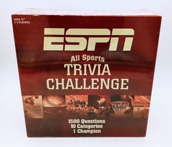 ESPN All Sports Trivia Challenge Game 1500 Questions SEALED NEW in Box 2... - £17.18 GBP