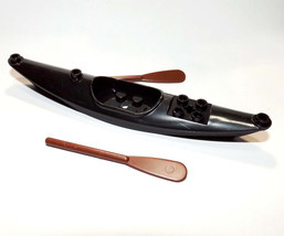 Building Block Kayak Boat with Paddles Minifigure Custom - £6.32 GBP