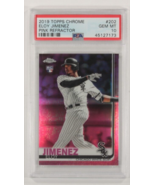 2019 Topps Chrome Eloy Jimenez W/Rosa Rifrattore PSA 10 Gemma MT #202 - €89,82 EUR