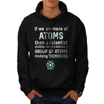 Wellcoda Exploring Atoms Mens Hoodie, Funny Reality Casual Hooded Sweatshirt - £25.23 GBP+