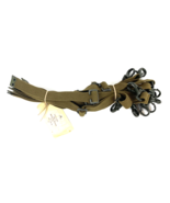 Vintage HTK Military Strap Canvas Danish Adjustable Carabiner Green 1x21... - $730.08 MXN