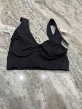 girls size medium spandex sports bra black comfort flex fit brand new with tags - £12.56 GBP