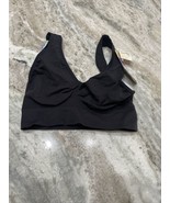 girls size medium spandex sports bra black comfort flex fit brand new wi... - £12.33 GBP