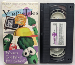 VeggieTales Where&#39;s God When I&#39;m S-Scared (VHS, 1994) - $11.99