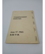 Jordan High School Long Beach CA 1965 Graduation Commencement Program - £7.07 GBP