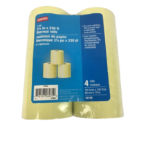Lot of 4 x Staples Thermal Paper Rolls 28402, 3 1/8"(W) x 230'(L) - $19.79