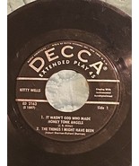 Kitty Wells – Kitty Wells Sings Extended Play 45 Vinyl Single Record - $5.00