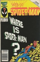 Web of Spiderman #18 ORIGINAL Vintage 1986 Marvel Comics 1st Eddie Brock Cameo - £19.37 GBP