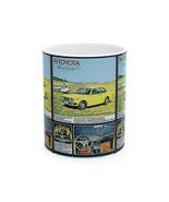 Retro Car Toyota Carina Ceramic Mug, Retro Auto Gift, Tea and Coffee Cup... - $13.86+