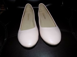 Dream Pairs SOLE-HAPPY Casual Elastic Plain Pink Ballet Walking Flats Size 10 - £16.30 GBP