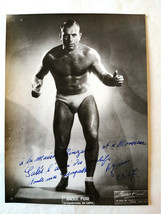 Raoul Furi – Fight - Signed &amp; Dedicated Photo - Very Rare – 1947 - £117.18 GBP