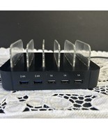 Five USB Charging Station Black, Pre-Owned - $180.68 MXN