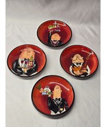 CERTIFIED INTERNATIONAL Dinner Is Served 5.25&quot; Dip Dish - COMPLETE Set Of 4 - $26.52