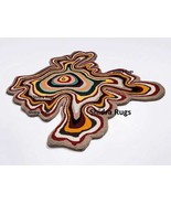 Rugs Illusion Pattern, Irregular shaped Hand-Tufted 100% Pure Wool Handmade Area - $31,159.00