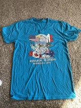 next level appeal america canda uk Freedom Kengkok Reunion Blue V Neck S... - $176.89 MXN