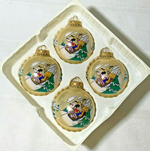  Mickey Unlimited Vintage Glass Ornaments Krebs - £30.43 GBP