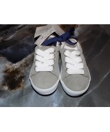 Janie and Jack Grey Suede Sneakers Toddlers Size 4 Boy&#39;s NEW - $58.50