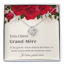 Grandma French Message Card Necklace Gift | Cadeau Grand-Mère | French Gifts - £38.57 GBP+