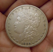 1882-S Morgan Silver Dollar ( NICE COIN ) - £43.07 GBP