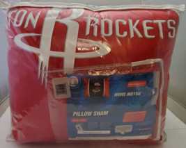 Brand New NBA Houston Rockets Twin Comforter Set 66&quot; X 86 &quot; Pillow Sham - £27.40 GBP