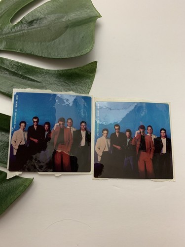 Vintage 1984 Huey Lewis and the News Band Stickers Fan Club Determined - £10.39 GBP