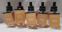 Bath &amp; Body Works Wallflower Fragrance Refill Bulb Set Lot of 5 MANGO PA... - $46.93
