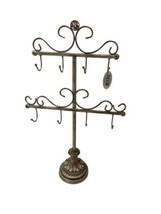 Midwest-CBK Antiqued Brillant Silver Jewerly Display Stand 650172 - $34.58