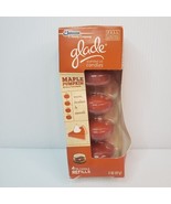 GLADE Scented Oil Candle Refills 4 Candle Pack MAPLE PUMPKIN Fall Limite... - £16.00 GBP