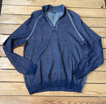 Tailor Vintage Men’s Half Zip Pullover sweater size XL Navy B9 - £14.95 GBP